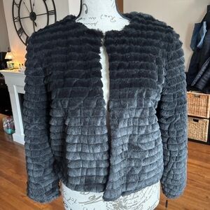 Women's Faux Fur Textured Jacket